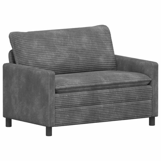 vidaXL - Bank - Lichtgrijs - 126 - x - 81 - x - 87,5 - cm - Polyester