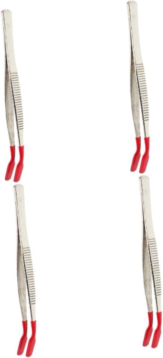 Pincet Set - Handgereedschap Tool - Fijn Handwerk - Ergonomisch Ontwerp - 4 Stuks - Multicolor