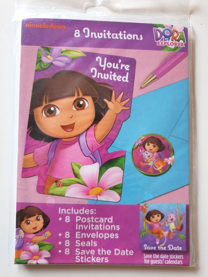 Dora uitnodigingen