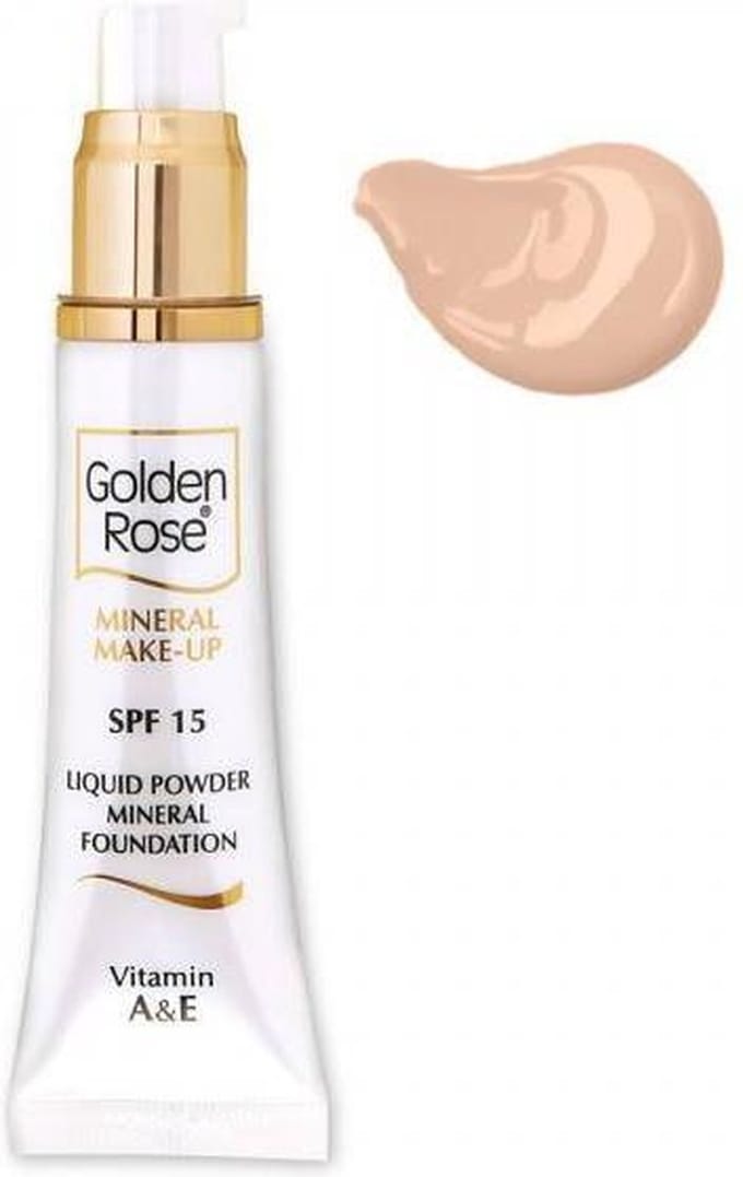 Golden Rose Liquid Powdery Mineral Foundation NO: 01