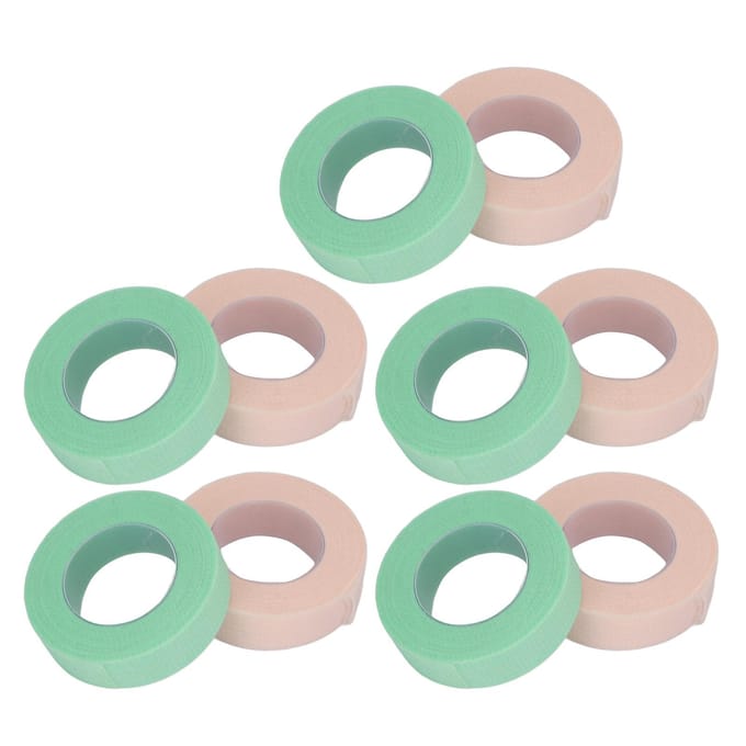 10 Rouleaux Ruban Extension de Cils Micropore Adhésif Respirant Ruban Extension de Cils 0,5 Pouce X 10 blue