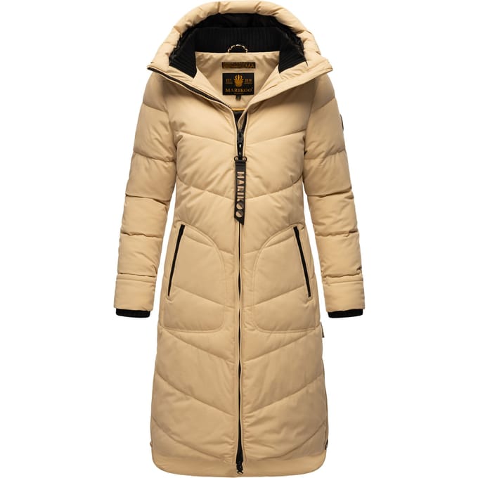 Marikoo Benikoo dames winterjas – lang, warm & stijlvol