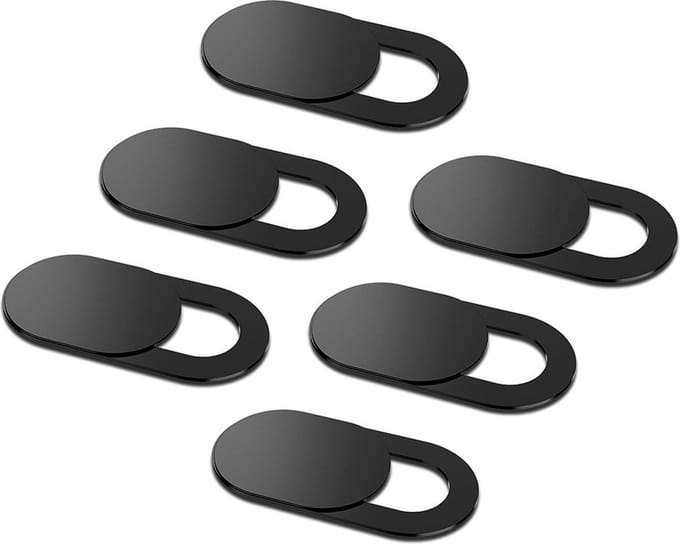 6 stuks - Webcam cover - Sticker - Slider - Schuifje WebCam - Camera Cover voor Smartphone - MacBook - iPad - Tablet - Laptop - 6-Pack