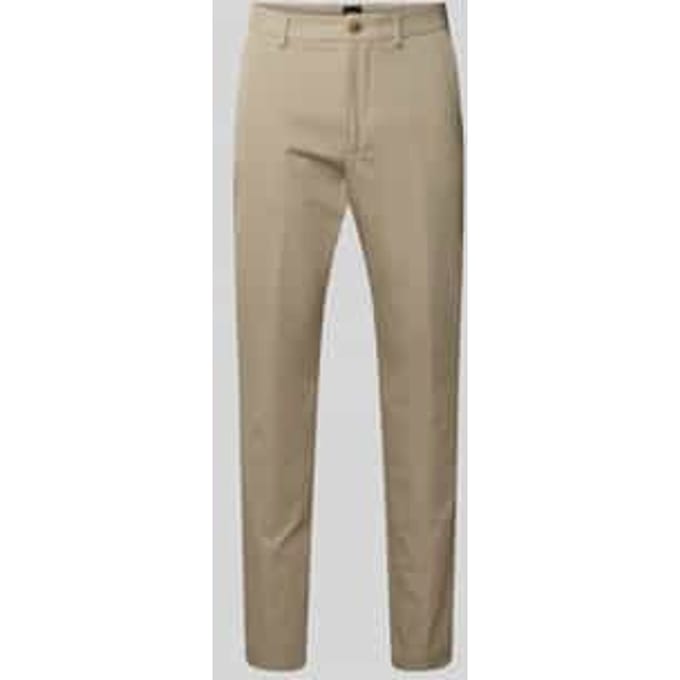Slim fit pantalon van katoenmix, model 'KANTON'