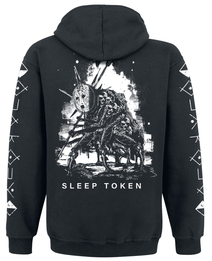 Sleep Token Vest met capuchon - Chokehold - S tot M - voor Mannen - zwart
