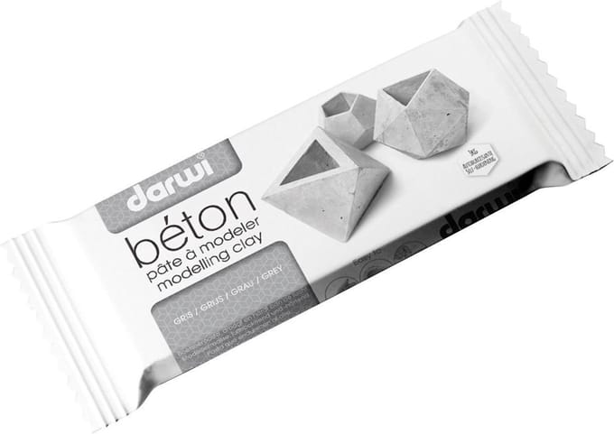 Darwi boetseerpasta Beton | pak van 1 kg