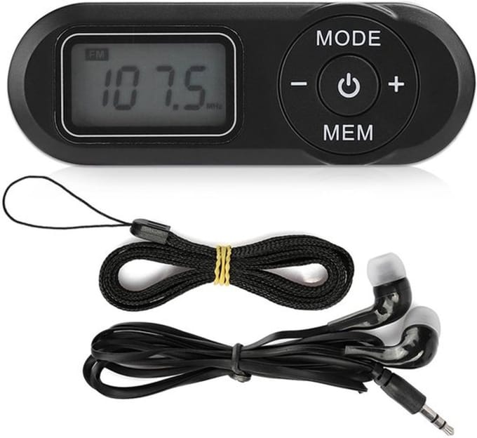 Dailygoody - FM-radio - Digitale muziekspeler - Draagbaar en compact