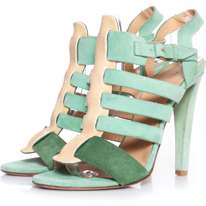Balenciaga Stingray suède gladiatorsandalen