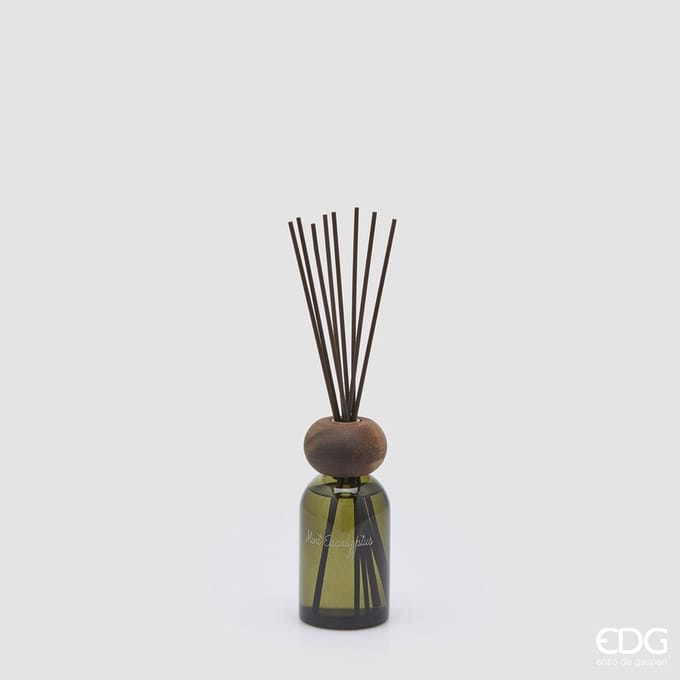 EDG Enzo De Gasperi Geurstokjes opaalglas Munt Eucalyptus 220ml H14