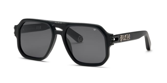 Philipp Plein SPP148V Nero sabbiato/opaco 57/18/145 MAN Zonnebrillen