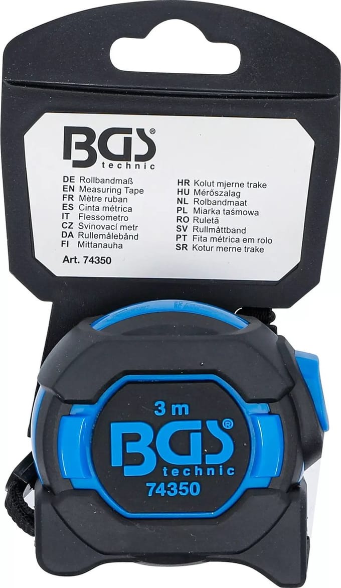 BGS Rolbandmaat - 16 mm x 3 meter
