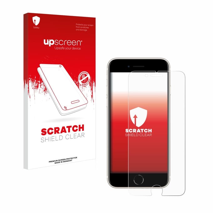 upscreen - Screenprotector voor Apple iPhone SE 3 2022 - Folie Beschermfolie transparant