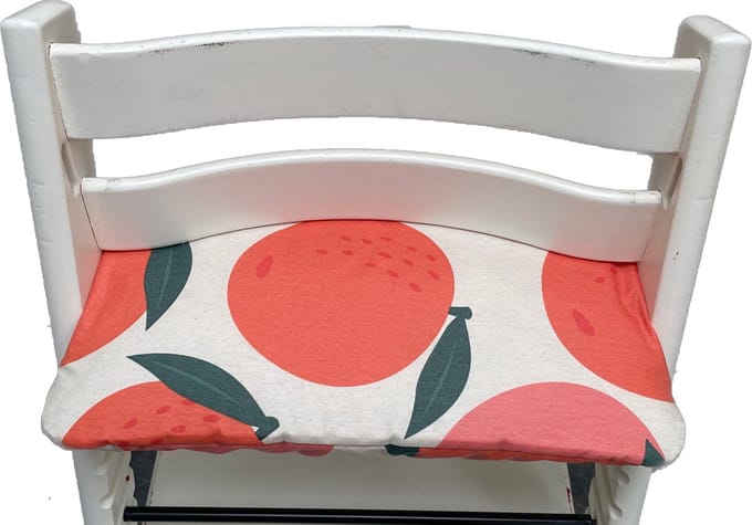 Gecoat zitkussen voor de Tripp Trapp kinderstoel van Stokke - Orange