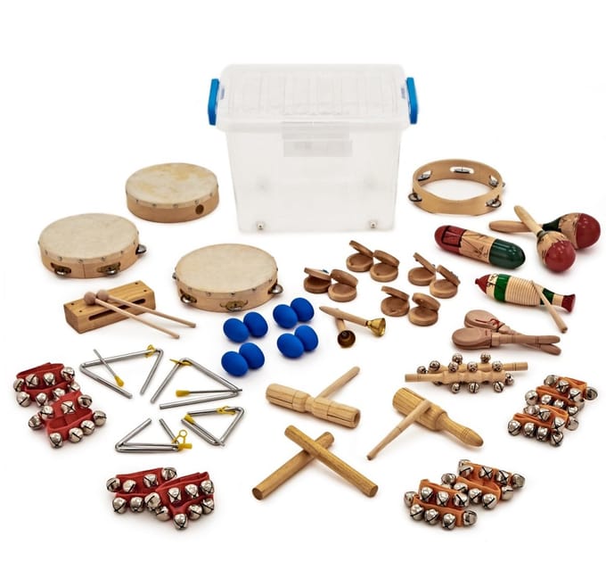 36-delig KS2 Drum en Jingle Percussiepakket van Gear4music