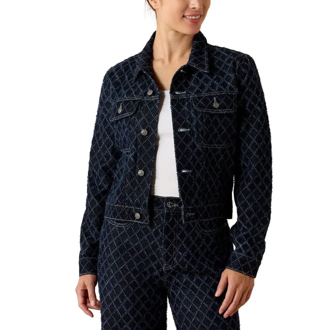 Dames spijkerjack Ariat Boxy Crop
