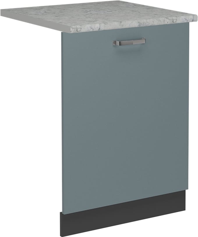Vicco R-Line Vaatwasserfrontpaneel – 60 cm, WB Marmer Blauw-grijs