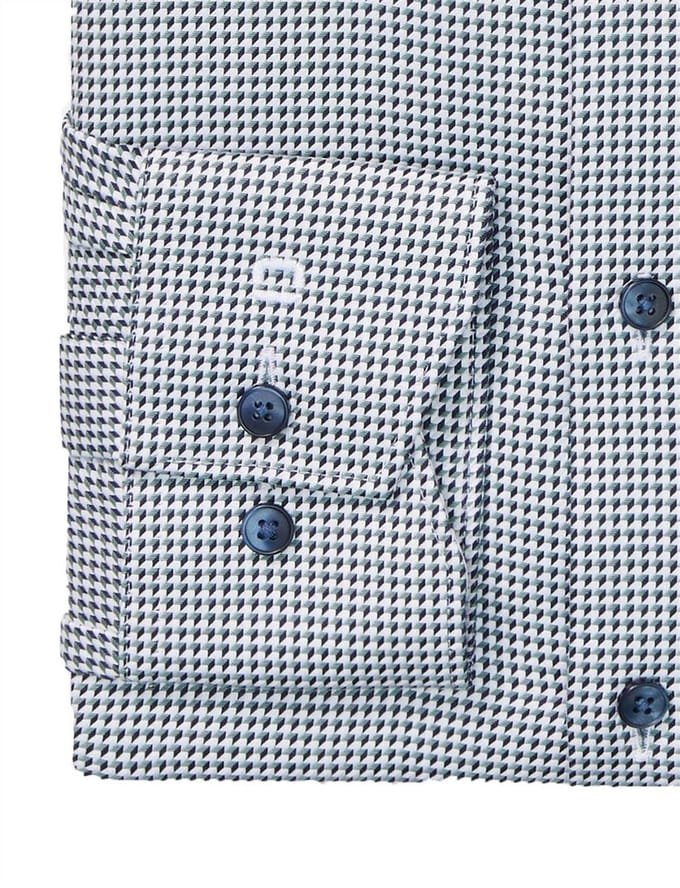 Olymp overhemd luxor modern fit blauw katoen