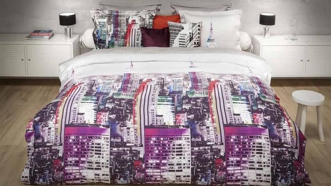 HNL Refined Satin Heights Dekbedovertrek - Litsjumeaux XL - 260x200/220 cm - Multi