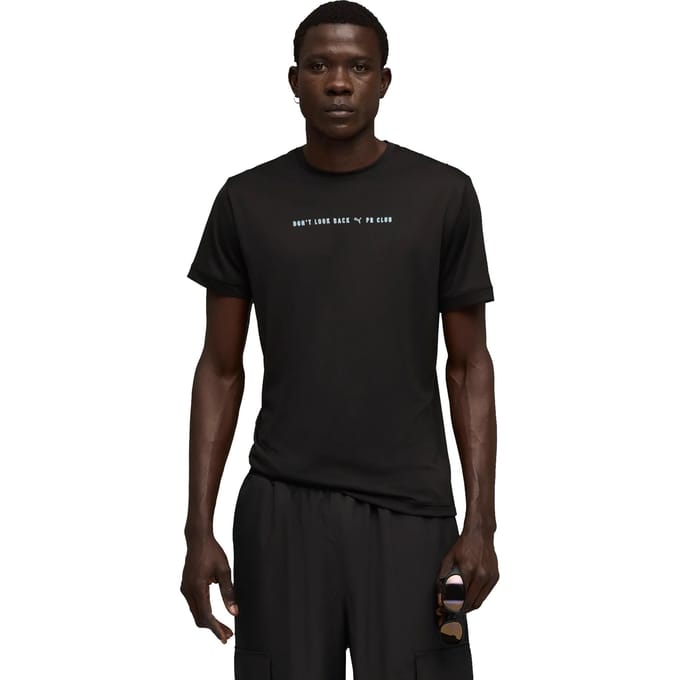 Puma Run Club Graphic Hardloopshirt Heren-Zwart