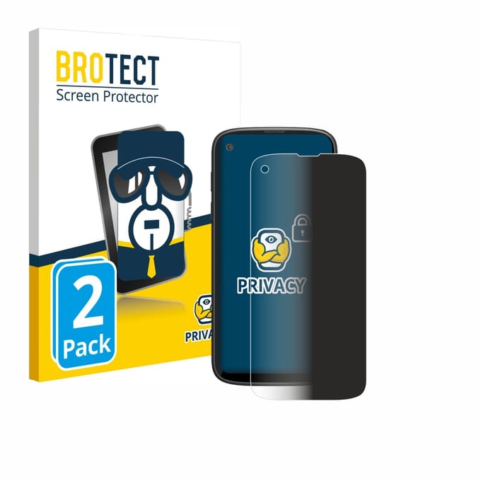 BROTECT - privacy screenprotector voor Unihertz Jelly Max - Folie Beschermfolie Blauwlichtfilter 2 Stuks