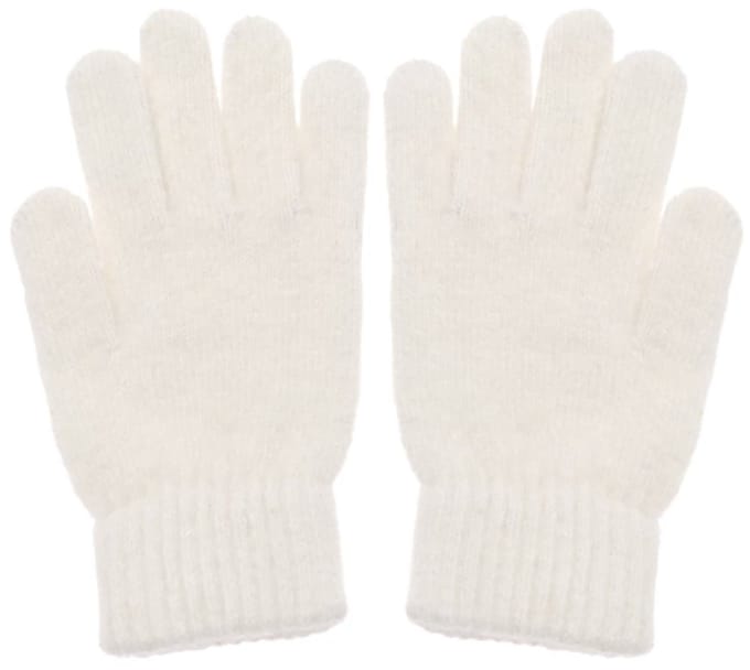 Gebreide handschoenen - Wollen handschoenen - Winter - Koude handen - Wit - Zachte handschoenen