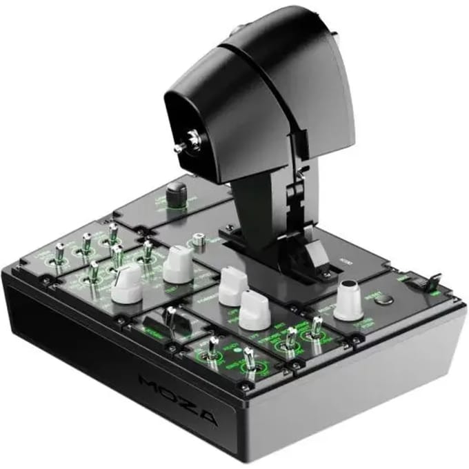 Moza Racing MTP Throttle Panel – Geavanceerde Joystick-gebaseerde Throttle met 27 Programmeerbare Knoppen en Haptische Feedback