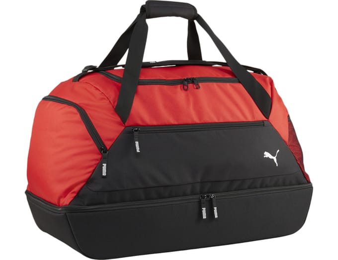 PUMA teamGOAL Teambag M BC (Boot Compartment) Unisex Sporttas - Puma Red-Puma Black