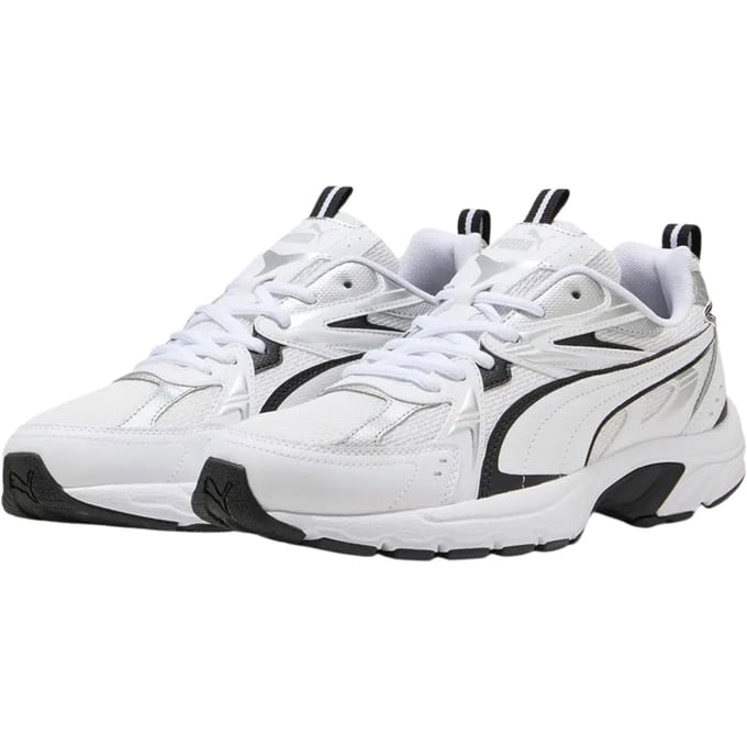 PUMA Milenio tech_ Unisex Sneakers - Puma White-Puma Black-Puma Silver