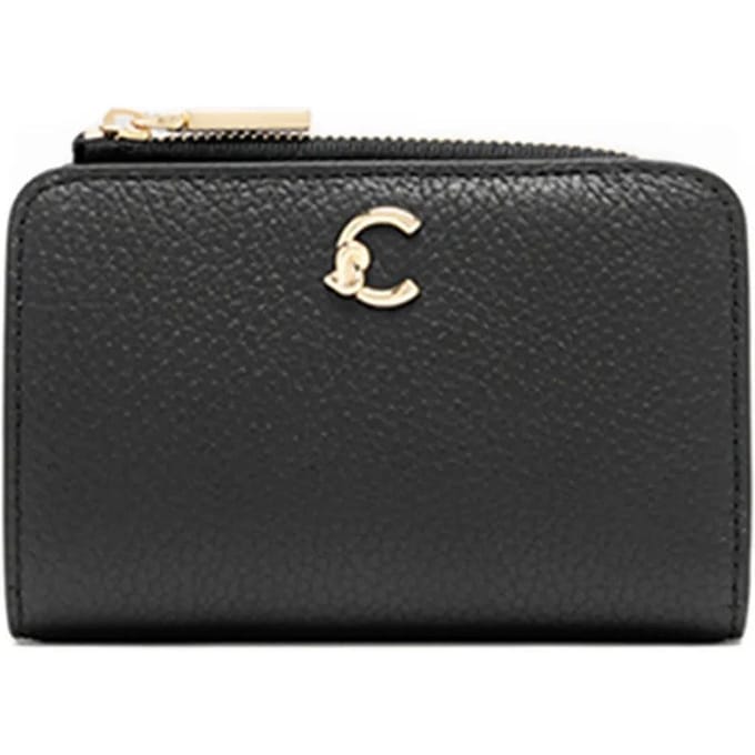 COCCINELLE Leren portemonnee C-Me Wallet Pearl crème