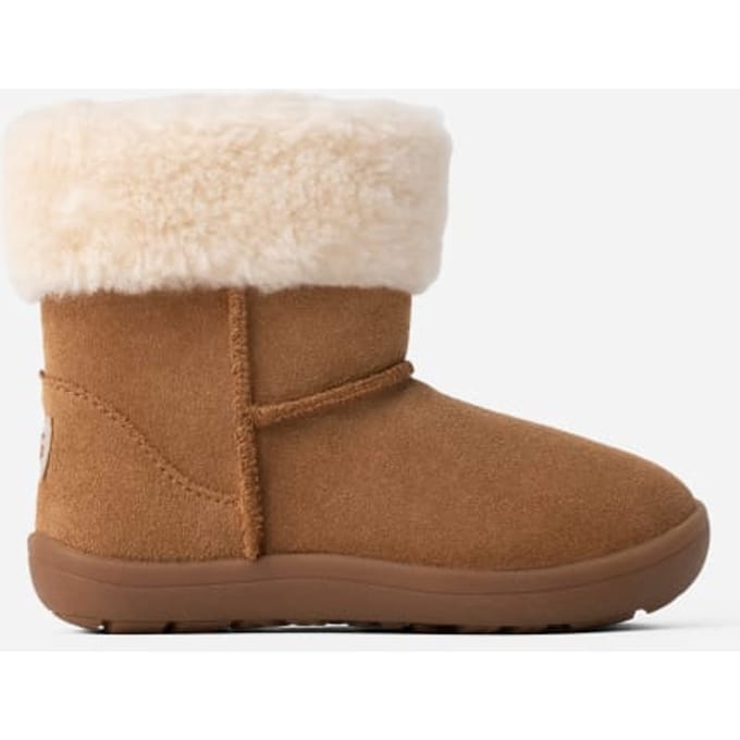 UGG® Sammee for Kids in Brown, Size 6, Suede/Polyester/Wool