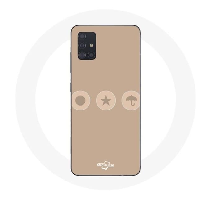 Case voor Samsung galaxy A71 Inktvis Game Candy Dalgona