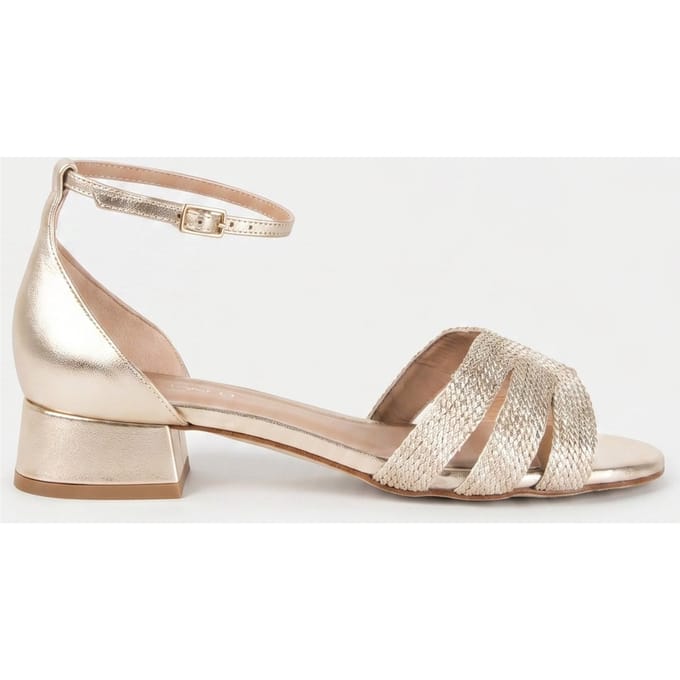 LK Bennett Sylvie Formal Sandals Champagne Größe: 41 | Sandalen Outlet | Damen | Weiß