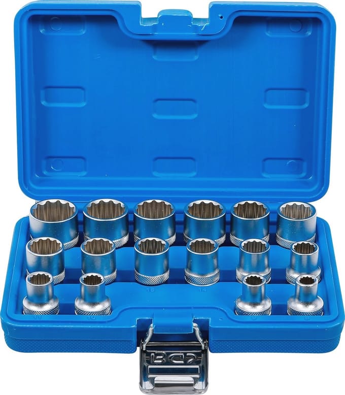 Dopsleutelset Twaalfkant 12,5 mm (1/2") - 16-dlg