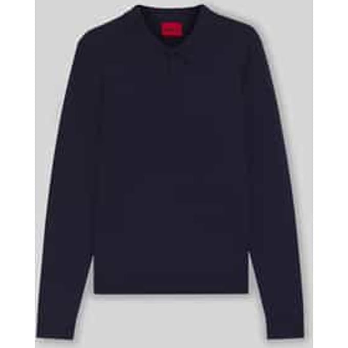 Slim fit poloshirt van viscosemix