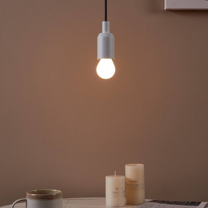 EGLO LED lamp E27 G45 4W, warmwit, opaal