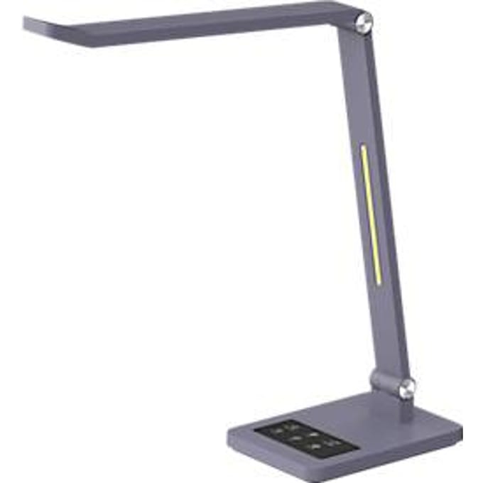 Hansa-by-styro Tide LED tafellamp, instelbare kleurtemperatuur, geheugenfunctie, grijs metallic