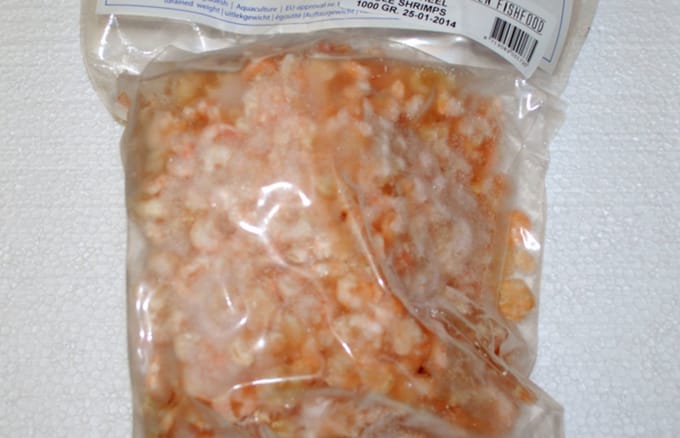 Ruto Garnalen heel | 1000 gram | flatpack diepvriesvoer voor vissen Diepvries