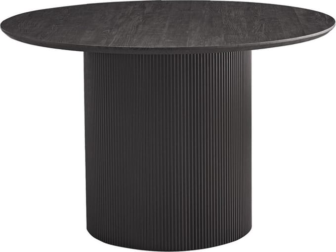 Interiax Eettafel 'Rayan' 120 cm Rond Decor Donkerbruin
