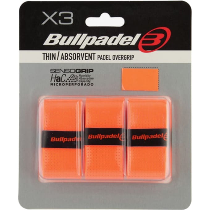 Bullpadel GB1705 Overgrip Oranje 3 St. - Grip - Multi