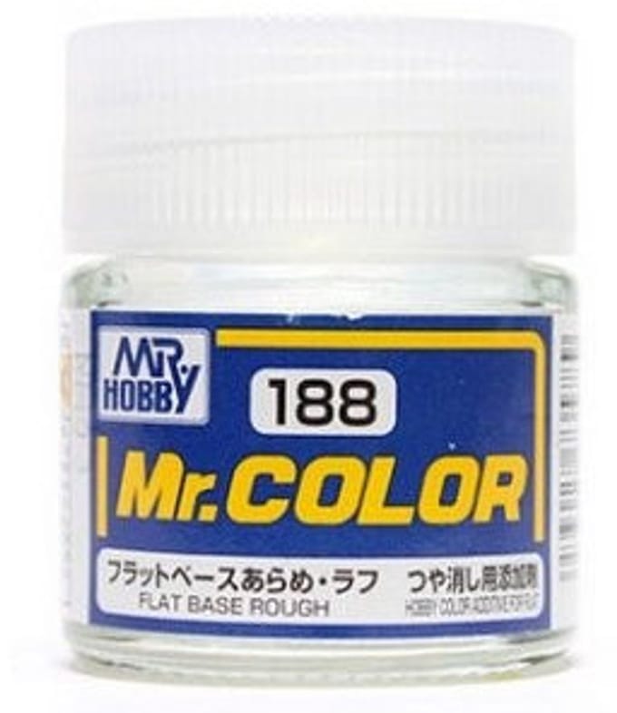 Gunze Mr. Hobby C-188 - Mr. Color 10 ml Flat Base Rough - Lacquer Modelbouwverf
