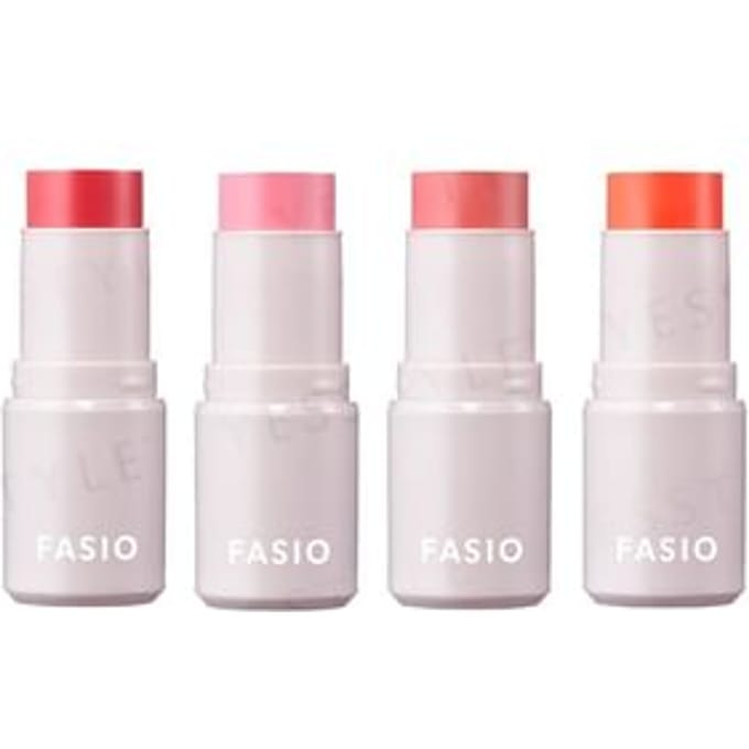 Kose - Fasio Multi Face Stick Waterproof 03 Ms. Pink
