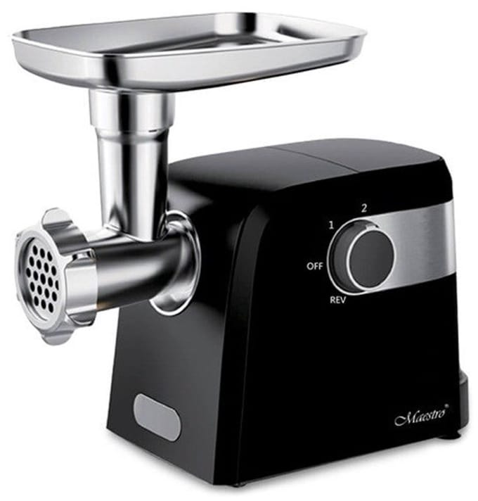 Maestro MR-854 Serie - Vleesmolen - 1500W - Zwart - Met Revers Functie