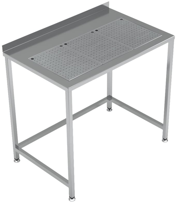 Combisteel Werktafel Met GeÏntegreerde Lekbak 1000x650