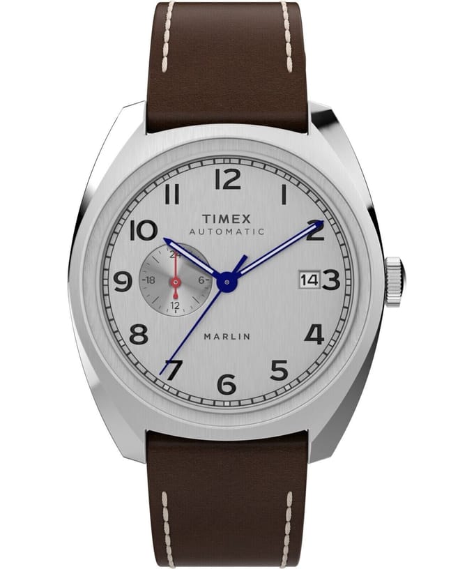 Timex Marlin Sub-Dial Automatic TW2V62000 Horloge - Leer - Bruin - Ø 38 mm