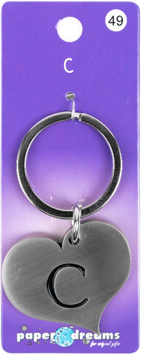 Hart sleutelhanger - C