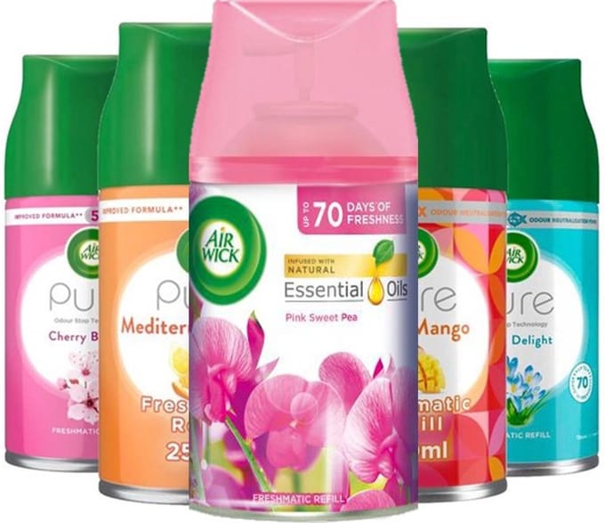 Airwick Freshmatic Navulling Voordeelpakket I 5-delig - Air Wick Navulling Mix