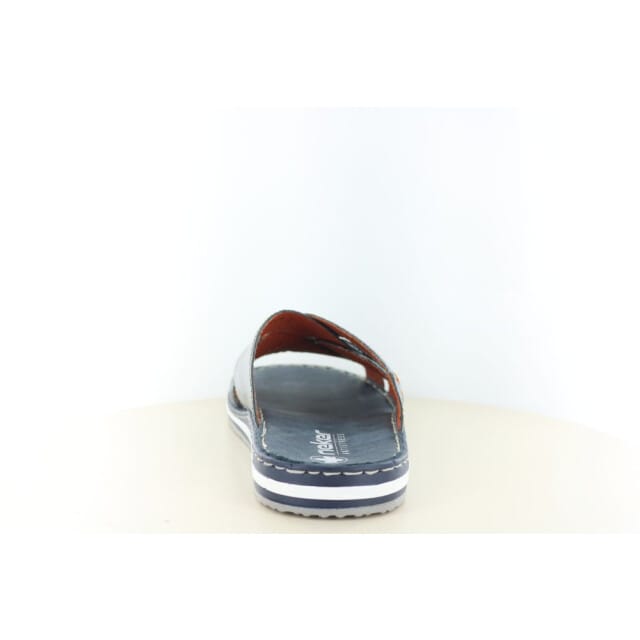 Rieker Slippers blauw Synthetisch - Maat 42