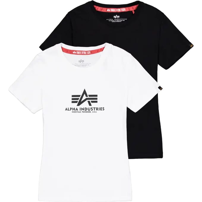 Dames-T-shirt Alpha Industries New Basic (x2)