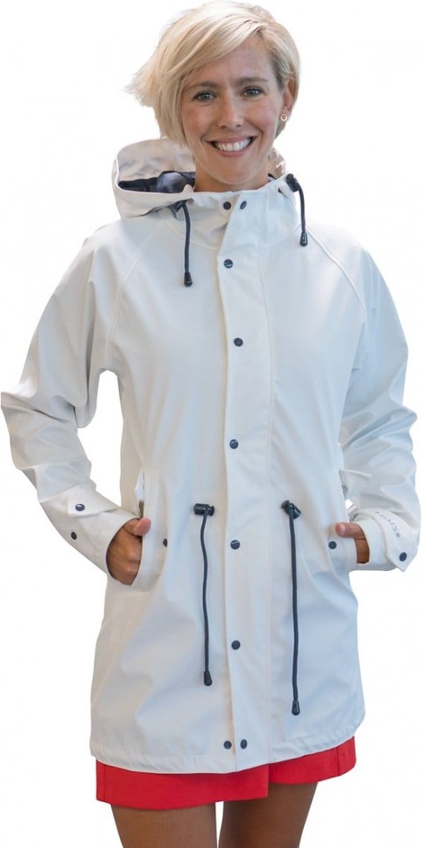 Witte dames regenjas / parka HafenCity® van BMS S (38)