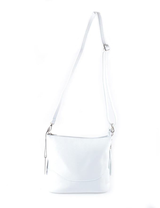 Giuliano schoudertas Dewi - Wit - Made in Italy